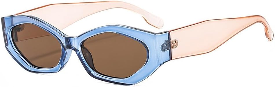 Популярные модные солнцезащитные очки «кошачий глаз» в форме многоугольника для женщин, ретро-очки овальной формы с разноцветными линзами, солнцезащитные очки UV400 для мужчин WNCKSQ, Blue Champagne Tea
Популярные модные солнцезащитные очки «кошачий глаз» в форме многоугольника для женщин, ретро-очки овальной формы с разноцветными линзами, солнцезащитные очки UV400 для мужчин WNCKSQ, Blue Champagne Tea