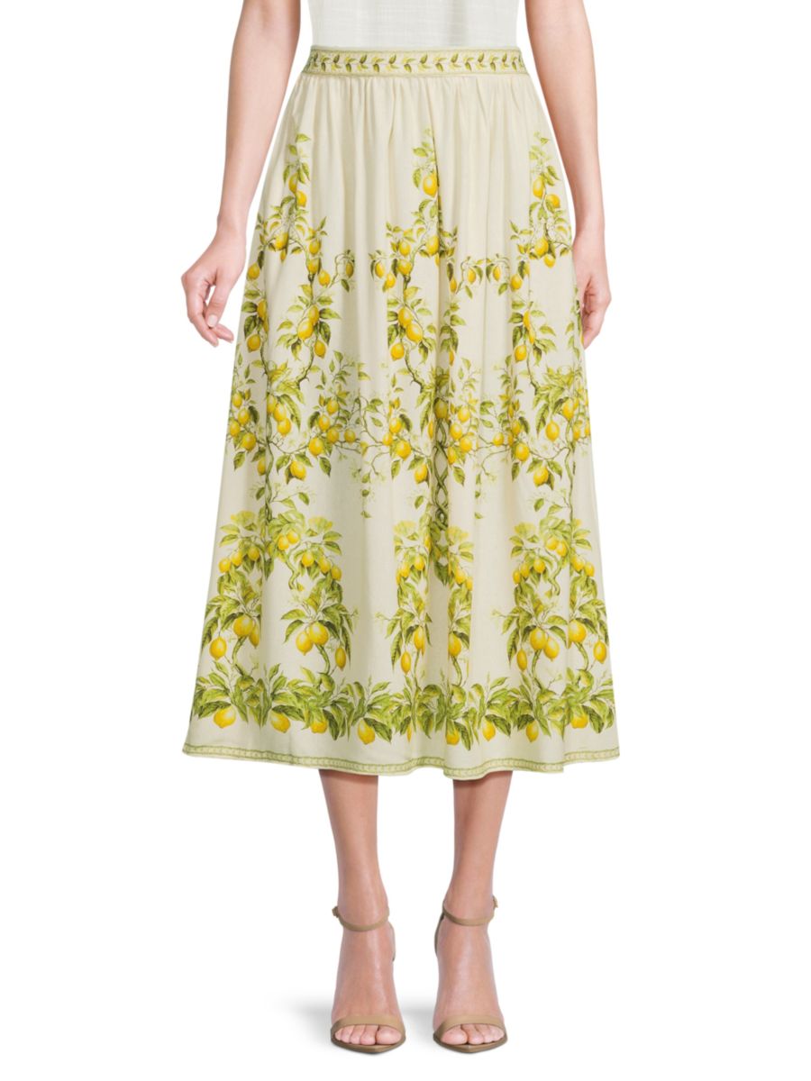 Юбка миди с цветочным принтом и эластичным поясом Max Studio, цвет Ivory Lemon
Юбка миди с цветочным принтом и эластичным поясом Max Studio, цвет Ivory Lemon
