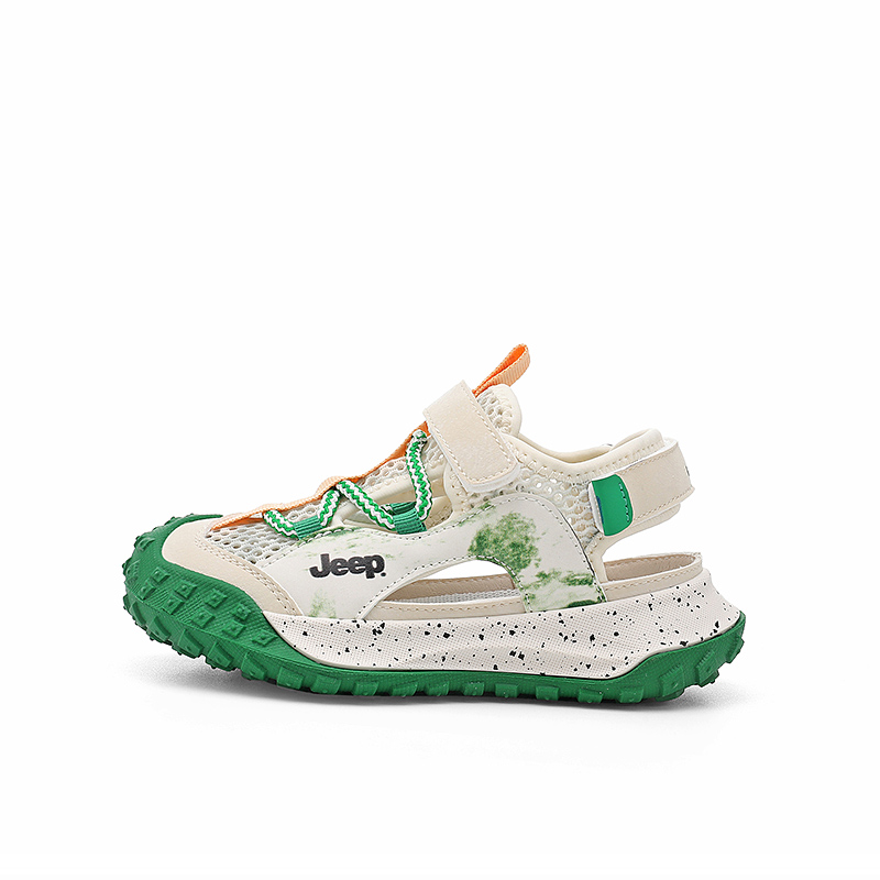 Коллекция Leisure Детские сандалии Jeep, слоновая кость/белый 
Коллекция Leisure Детские сандалии Jeep, слоновая кость/белый