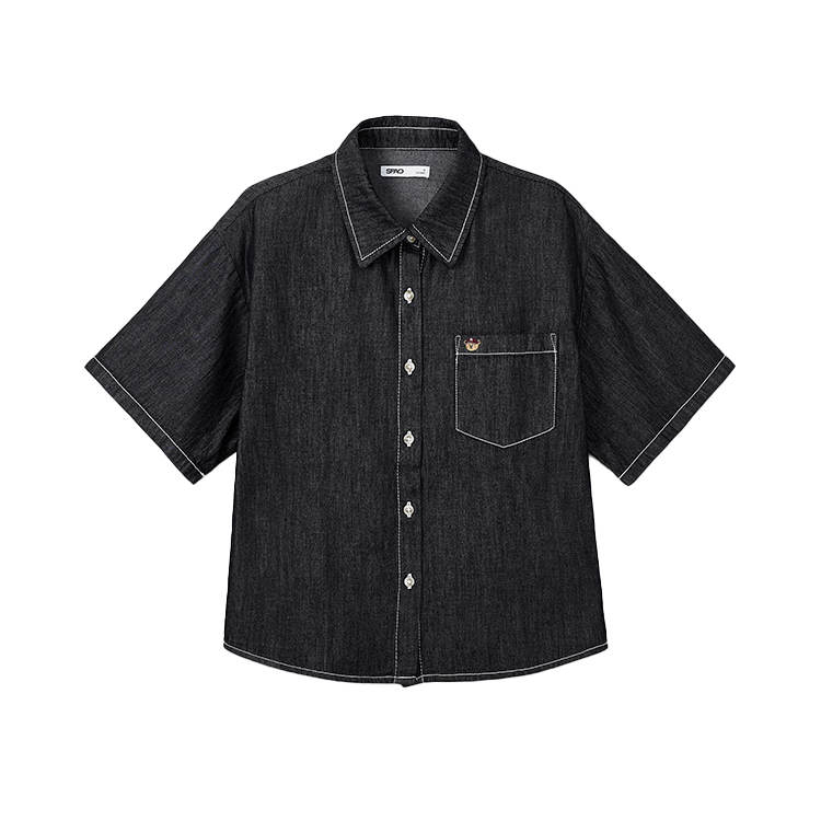 Футболка женская Polo Collar Moderate SPAO, темно-серый
Футболка женская Polo Collar Moderate SPAO, темно-серый