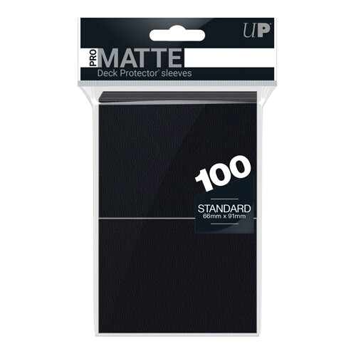 Чехол для карточек Pro-Matte Standard Sleeves: Black (100) Ultra Pro
Чехол для карточек Pro-Matte Standard Sleeves: Black (100) Ultra Pro