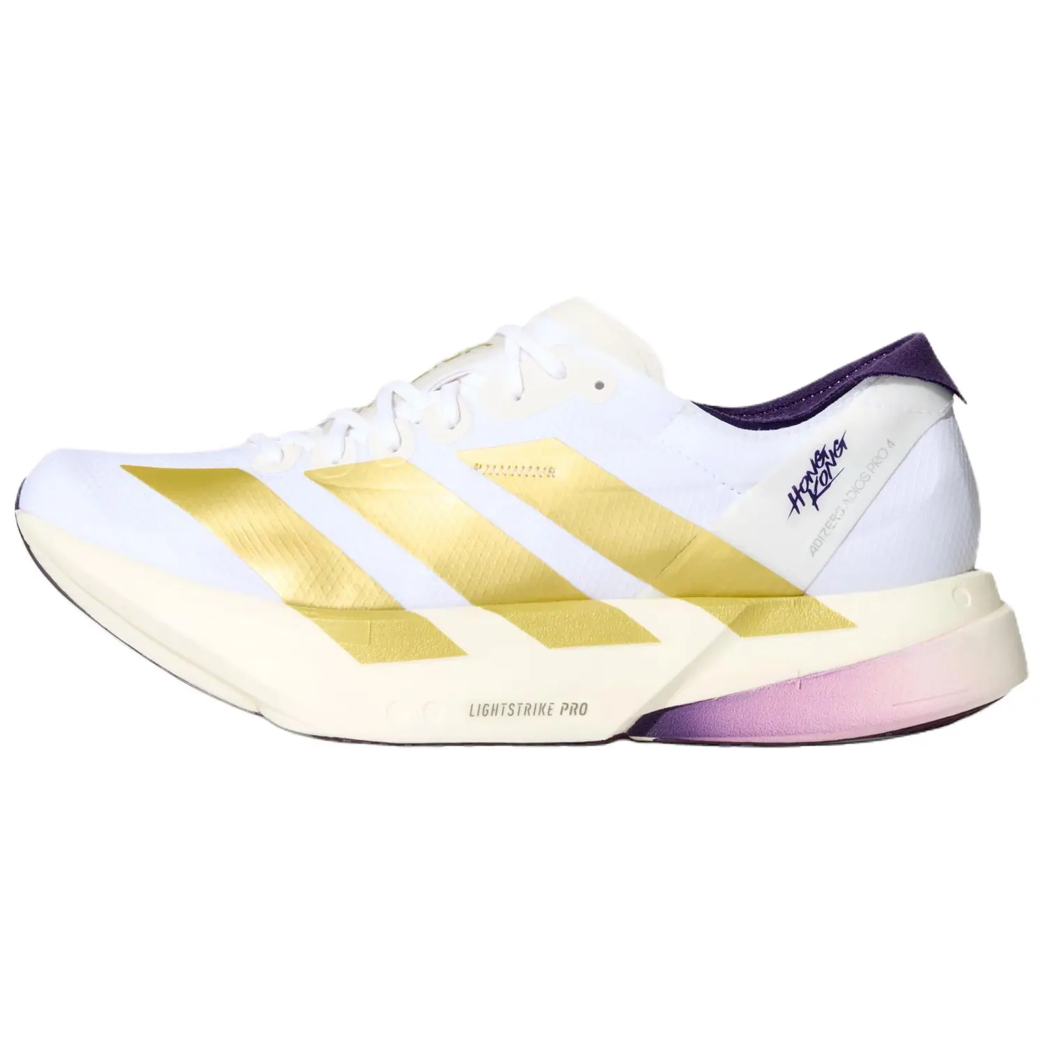 Adidas Беговые кроссовки Adizero Adios Pro 4, унисекс, белый с золотыми вставками
Adidas Беговые кроссовки Adizero Adios Pro 4, унисекс, белый с золотыми вставками