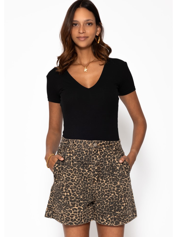 Тканевые шорты SASSYCLASSY, бежевый 
Тканевые шорты SASSYCLASSY, бежевый