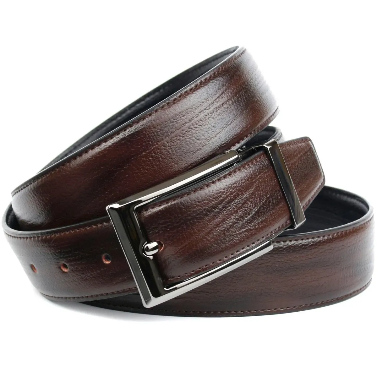 Двусторонний кожаный ремень Anthoni Crown темно-коричневого и черного цветов, черный, Коричневый, Двусторонний кожаный ремень Anthoni Crown темно-коричневого и черного цветов, черный
Двусторонний кожаный ремень Anthoni Crown темно-коричневого и черного цветов, черный, Коричневый, Двусторонний кожаный ремень Anthoni Crown темно-коричневого и черного цветов, черный