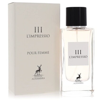 III L'impressio Pour Femme by Maison Alhambra Eau De Parfum Spray 3.4 oz
III L'impressio Pour Femme by Maison Alhambra Eau De Parfum Spray 3.4 oz
