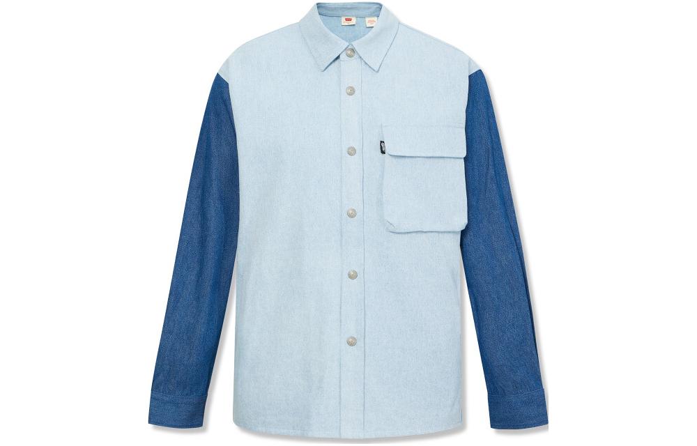 Levis Мужская синяя рубашка
Levis Мужская синяя рубашка