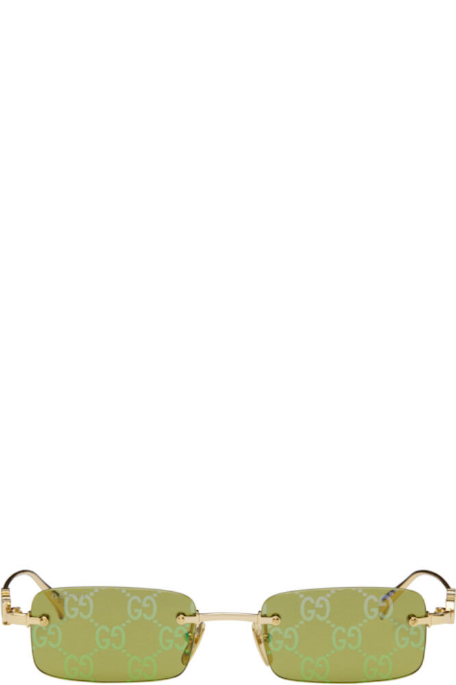 Солнцезащитные очки в прямоугольной оправе из золота Gucci
Солнцезащитные очки в прямоугольной оправе из золота Gucci
