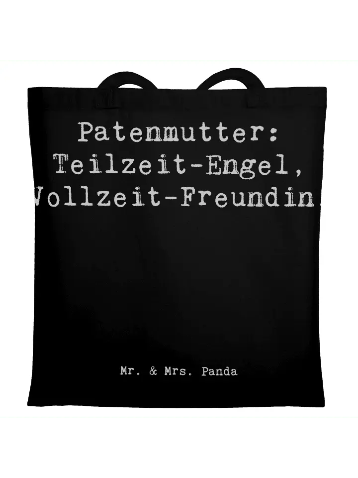 Сумка для переноски Mr & Mrs Panda Patenmutter Engel, черный
Сумка для переноски Mr & Mrs Panda Patenmutter Engel, черный