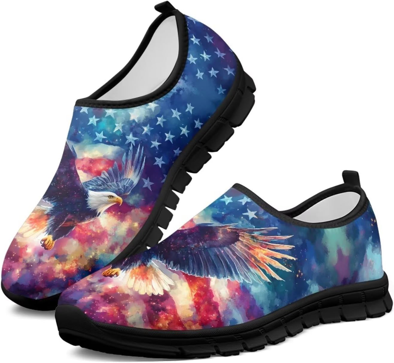 Мужские слипоны на плоской подошве, повседневные кроссовки с удобной стелькой, дышащие спортивные туфли-лоаферы для мужчин Tomeusey, American Flag Eagle-2
Мужские слипоны на плоской подошве, повседневные кроссовки с удобной стелькой, дышащие спортивные туфли-лоаферы для мужчин Tomeusey, American Flag Eagle-2