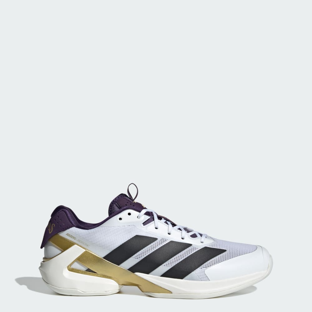 Кроссовки Adidas adizero Ubersonic 5 Tennis Shoes, цвет Cloud White/Core Black/Aurora Plum
Кроссовки Adidas adizero Ubersonic 5 Tennis Shoes, цвет Cloud White/Core Black/Aurora Plum