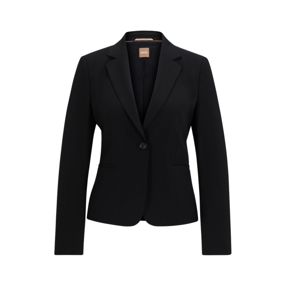 Пиджак прямого кроя на пуговицах из натуральной шерсти BOSS, черный
Пиджак прямого кроя на пуговицах из натуральной шерсти BOSS, черный