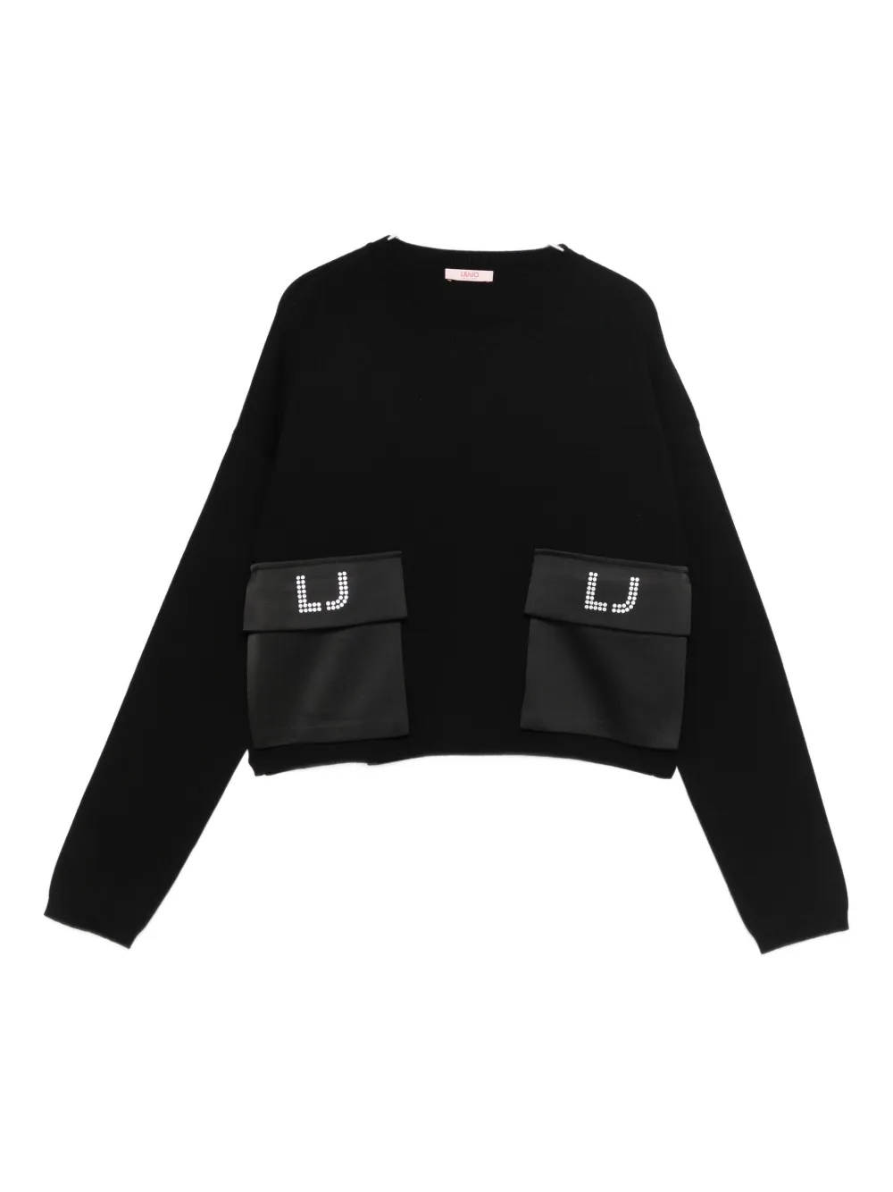 Толстовка с карманом, украшенным стразами Liu Jo Kids, черный
Толстовка с карманом, украшенным стразами Liu Jo Kids, черный