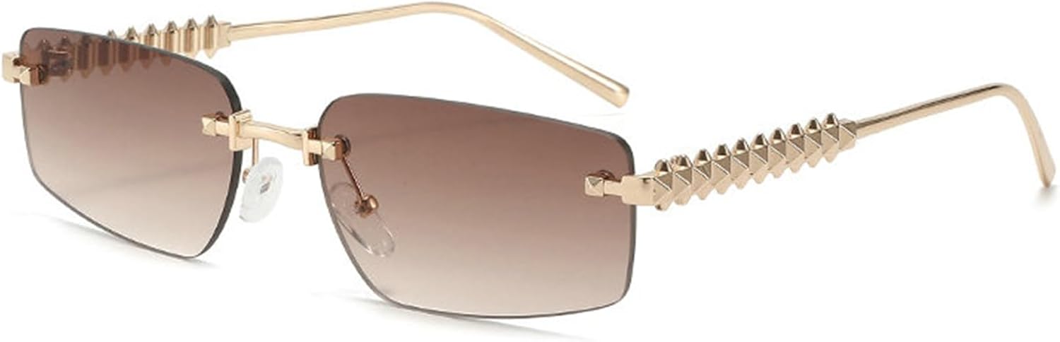 Маленькие стильные прямоугольные солнцезащитные очки без оправы для женщин и мужчин, модные винтажные узкие очки в стиле Y2K, черные, с защитой от УФ-излучения UV400 willochra, C2
Маленькие стильные прямоугольные солнцезащитные очки без оправы для женщин и мужчин, модные винтажные узкие очки в стиле Y2K, черные, с защитой от УФ-излучения UV400 willochra, C2