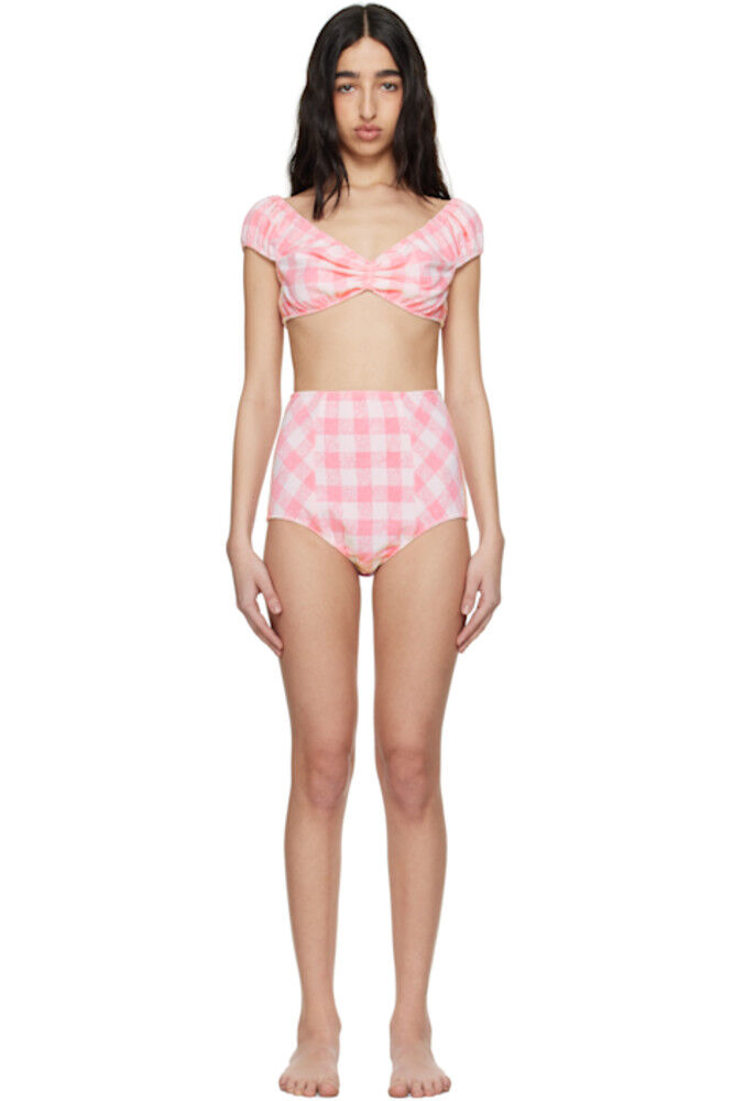 Розовый бикини с высокой талией Anna Sui
Розовый бикини с высокой талией Anna Sui