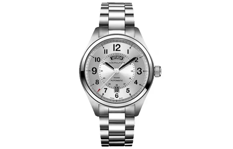 Hamilton Часы Khaki Field Day Date Auto H70505153, Silver Dial
Hamilton Часы Khaki Field Day Date Auto H70505153, Silver Dial