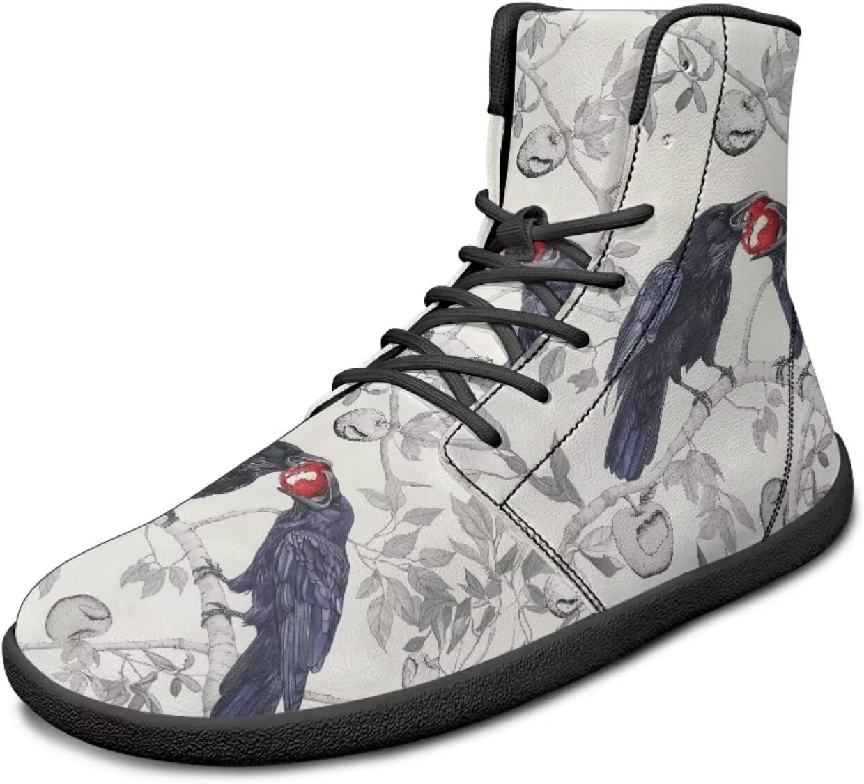 Высокие кроссовки с рисунком птицы, ультралегкие, мужские, с широкой колодкой, ботинки, кроссовки для бега с нулевым перепадом Watdotory, Raven Apple Pattern
Высокие кроссовки с рисунком птицы, ультралегкие, мужские, с широкой колодкой, ботинки, кроссовки для бега с нулевым перепадом Watdotory, Raven Apple Pattern