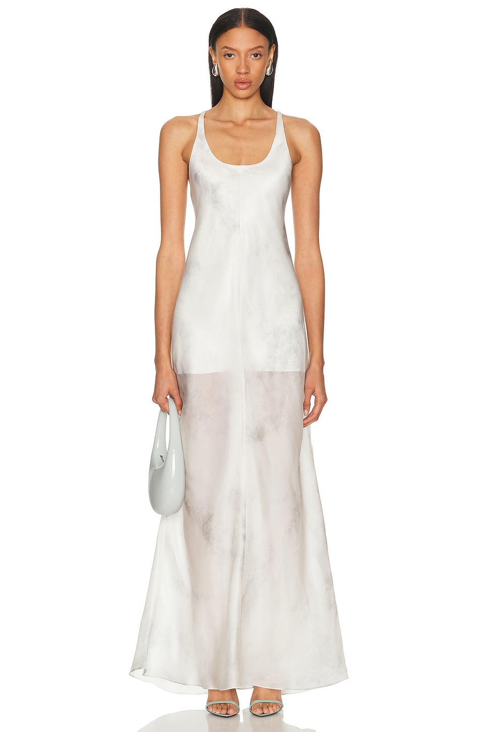 Платье-комбинация из шелка эш на косой крой Grace Ling, Ash White
Платье-комбинация из шелка эш на косой крой Grace Ling, Ash White