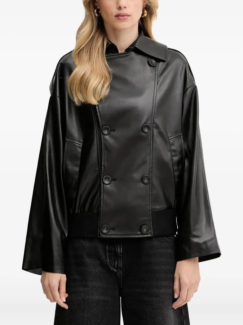 Двубортный пиджак на пуговицах Silvian Heach, черный
Двубортный пиджак на пуговицах Silvian Heach, черный