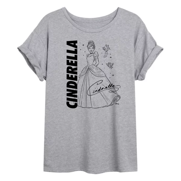 Футболка оверсайз с автографом для девочек Cinderella Juniors Disney, серый
Футболка оверсайз с автографом для девочек Cinderella Juniors Disney, серый