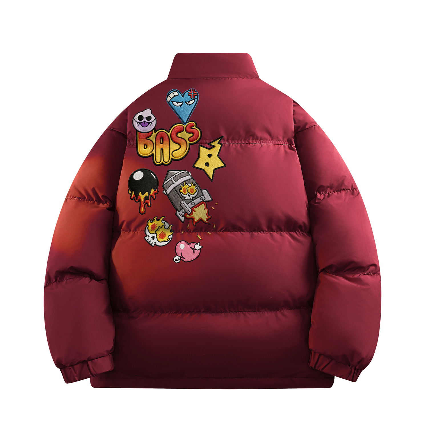 Пуховик Unisex с воротником стойкой утепленный HUANQIU, burgundy
Пуховик Unisex с воротником стойкой утепленный HUANQIU, burgundy