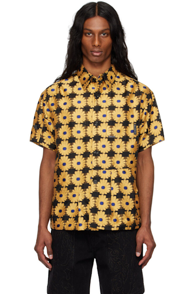 Желто-черная прозрачная рубашка с цветочным узором Andersson Bell
Желто-черная прозрачная рубашка с цветочным узором Andersson Bell