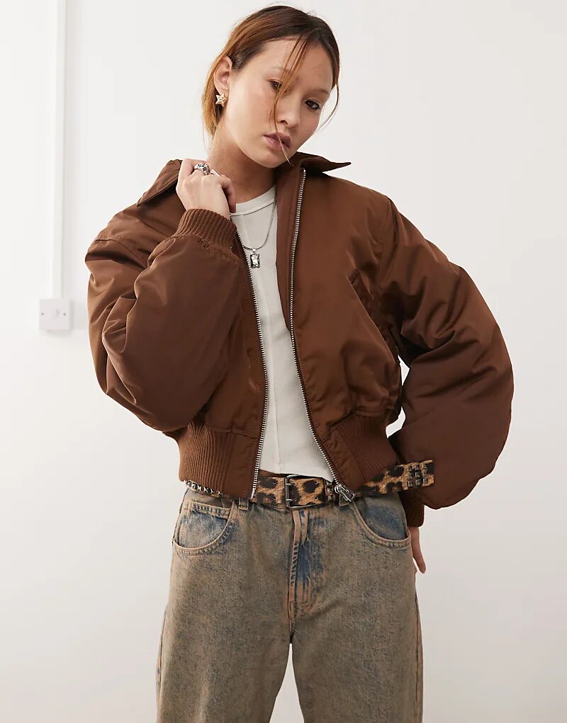 Утепленная куртка Irma коричневого цвета Weekday
Утепленная куртка Irma коричневого цвета Weekday