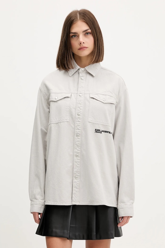 Джинсовая рубашка Karl Lagerfeld Jeans, серый
Джинсовая рубашка Karl Lagerfeld Jeans, серый