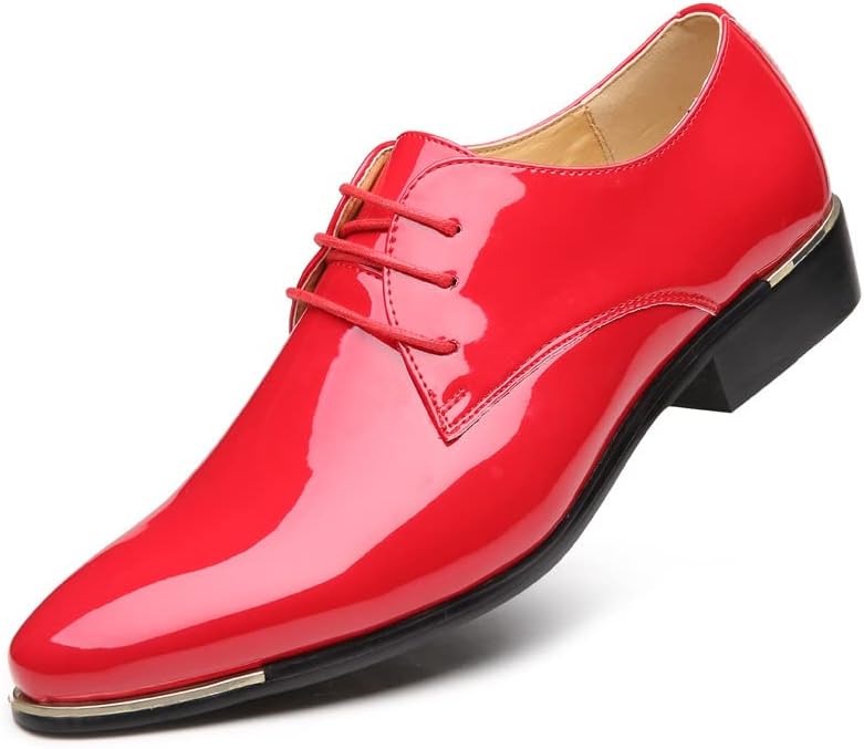 Мужские туфли из лакированной кожи с острым носком для официальных и повседневных мероприятий, свадьбы Waolsu, красный
Мужские туфли из лакированной кожи с острым носком для официальных и повседневных мероприятий, свадьбы Waolsu, красный