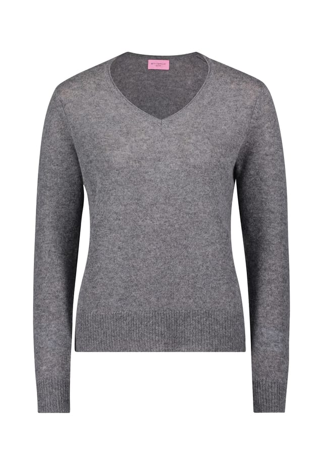Кашемировый свитер с V-образным вырезом Betty Barclay, серый
Кашемировый свитер с V-образным вырезом Betty Barclay, серый