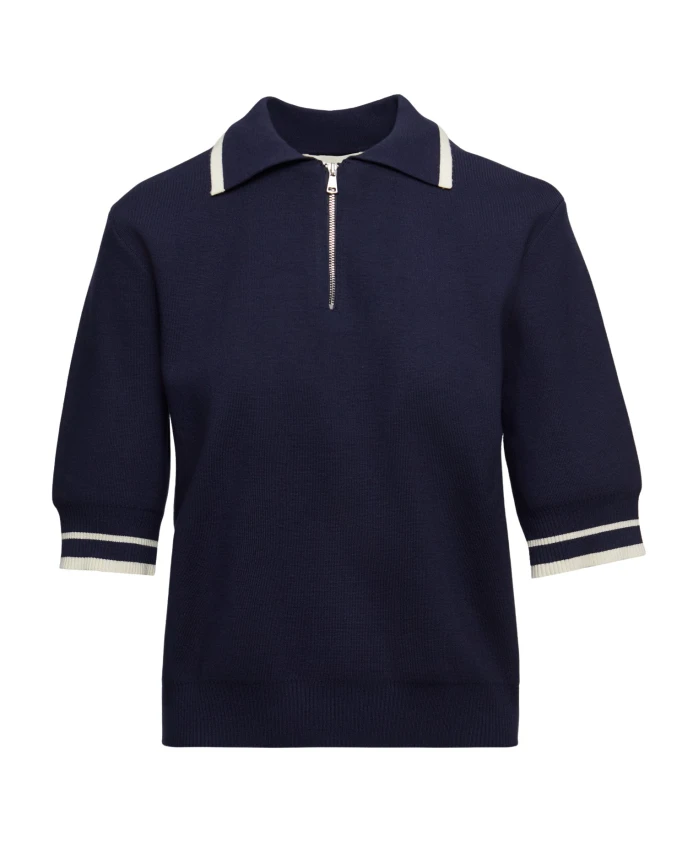 Свитер поло nantes вязаный Wakakuu Icons, синий
Свитер поло nantes вязаный Wakakuu Icons, синий