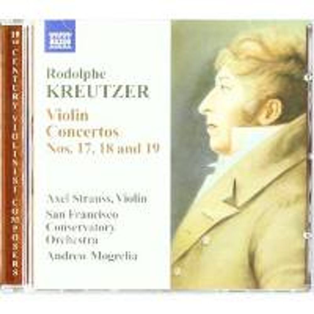 Диск CD Kreutzer R.: Violin Concertos 17-19 - Rodolphe Kreutzer, Axel Strauss, Andrew Mogrelia, San Francisco Conservatory Orchestra
Диск CD Kreutzer R.: Violin Concertos 17-19 - Rodolphe Kreutzer, Axel Strauss, Andrew Mogrelia, San Francisco Conservatory Orchestra