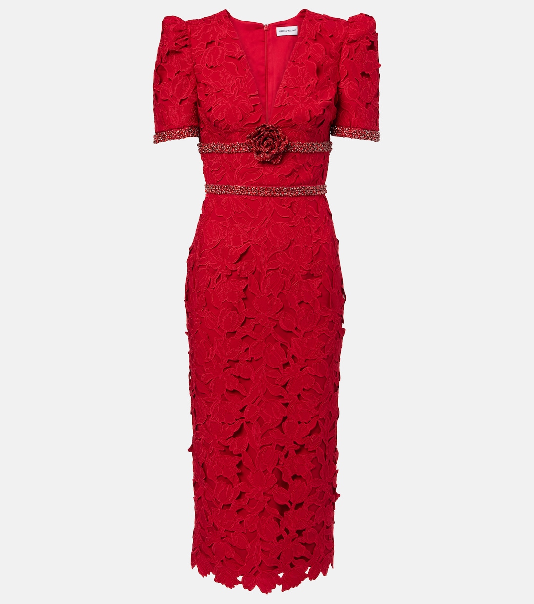 Платье миди с декоративным кружевом Rebecca Vallance, красный
Платье миди с декоративным кружевом Rebecca Vallance, красный
