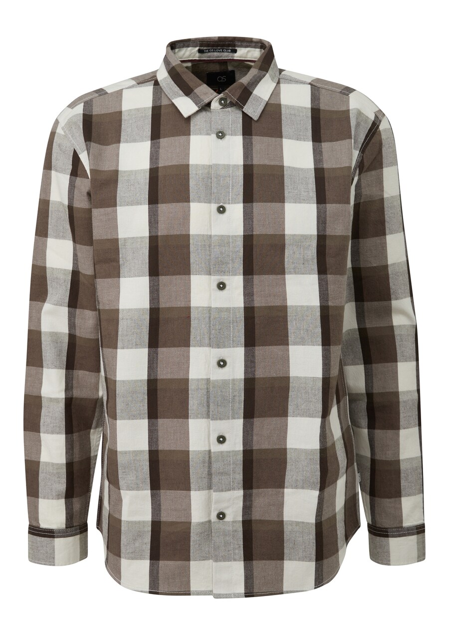 Рубашка на пуговицах классического кроя QS, коричневый
Рубашка на пуговицах классического кроя QS, коричневый