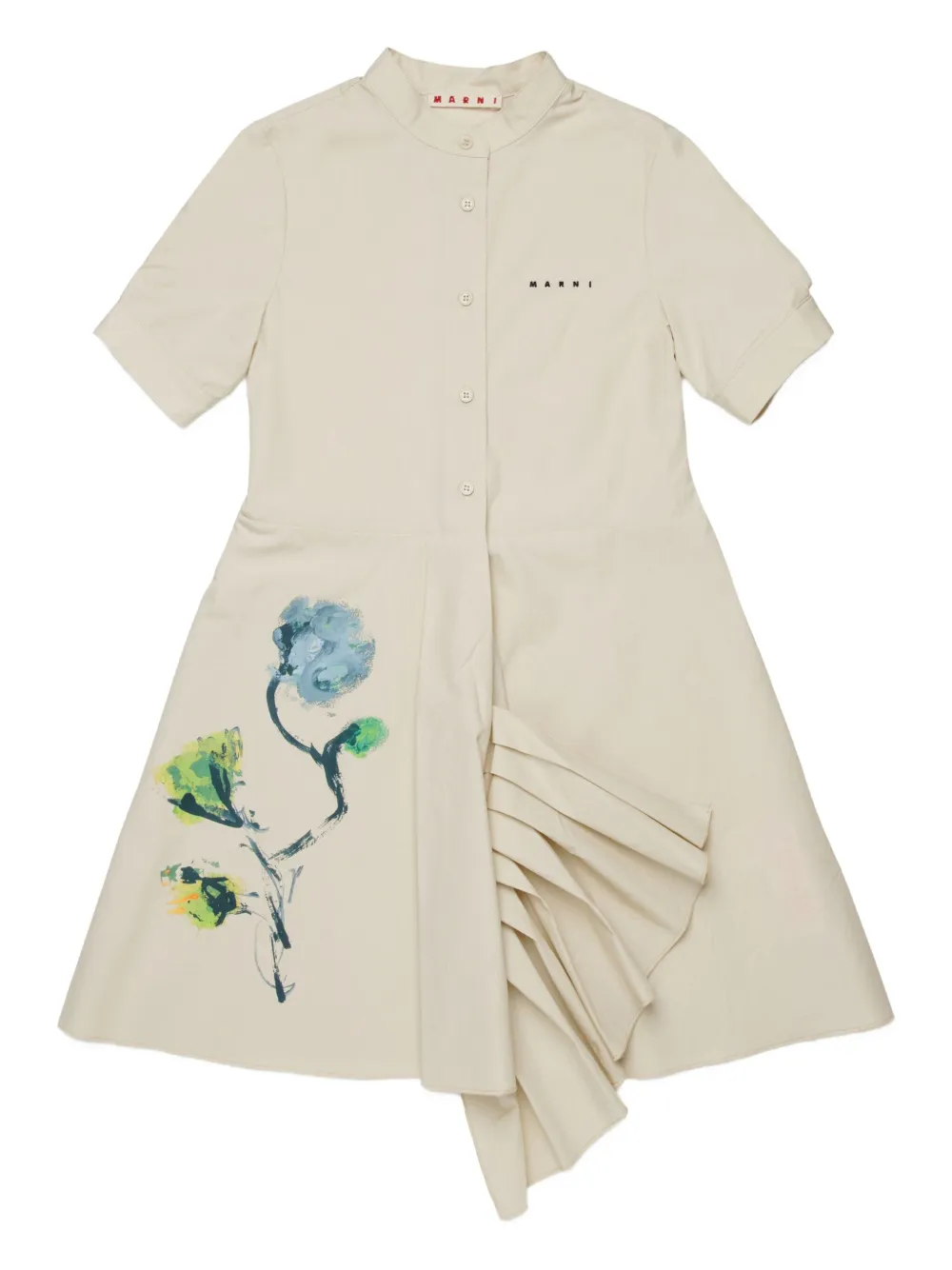 Платье с цветочным принтом Marni Kids, бежевый
Платье с цветочным принтом Marni Kids, бежевый
