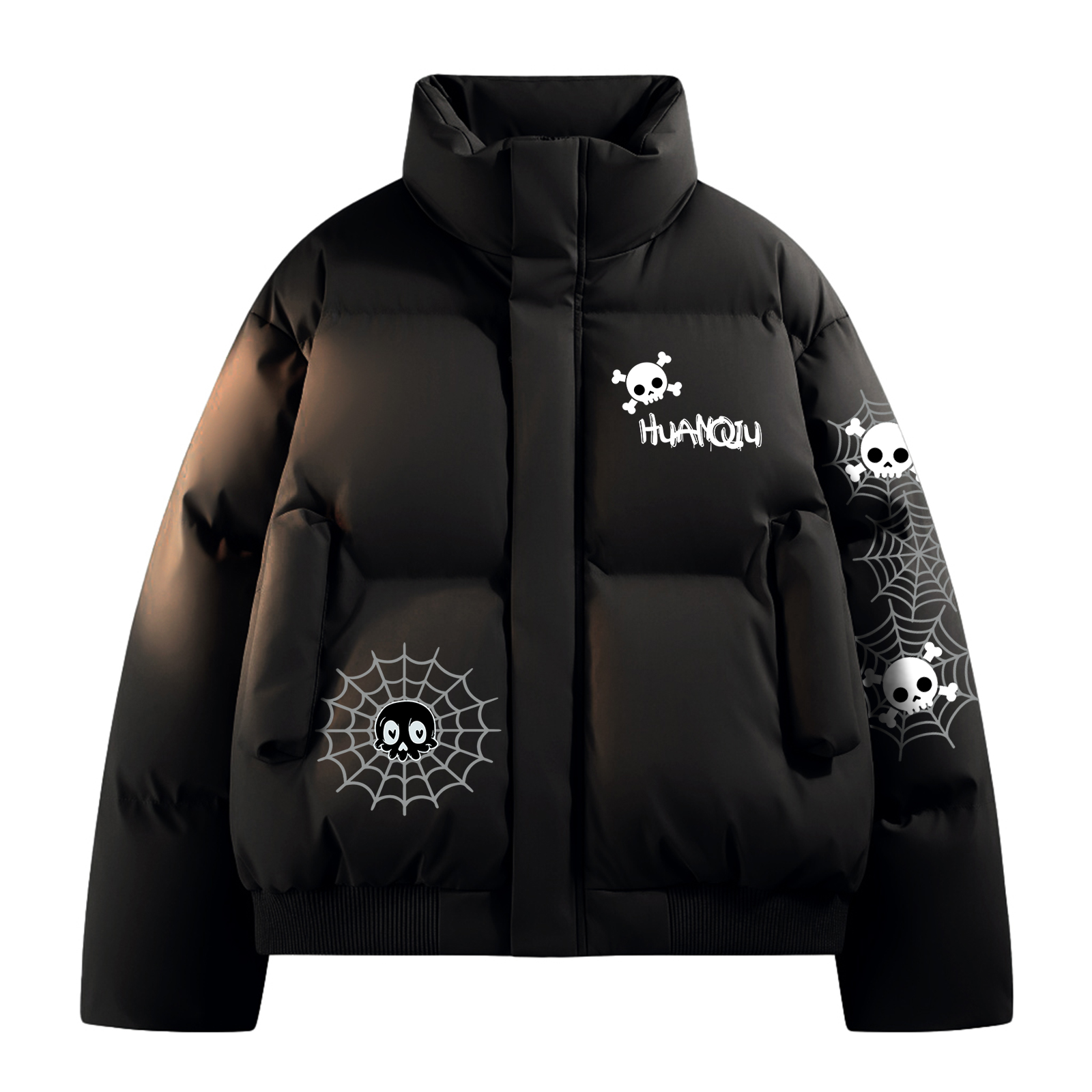 Пуховик Unisex Stand Collar утепленный стеганый HUANQIU, черный
Пуховик Unisex Stand Collar утепленный стеганый HUANQIU, черный