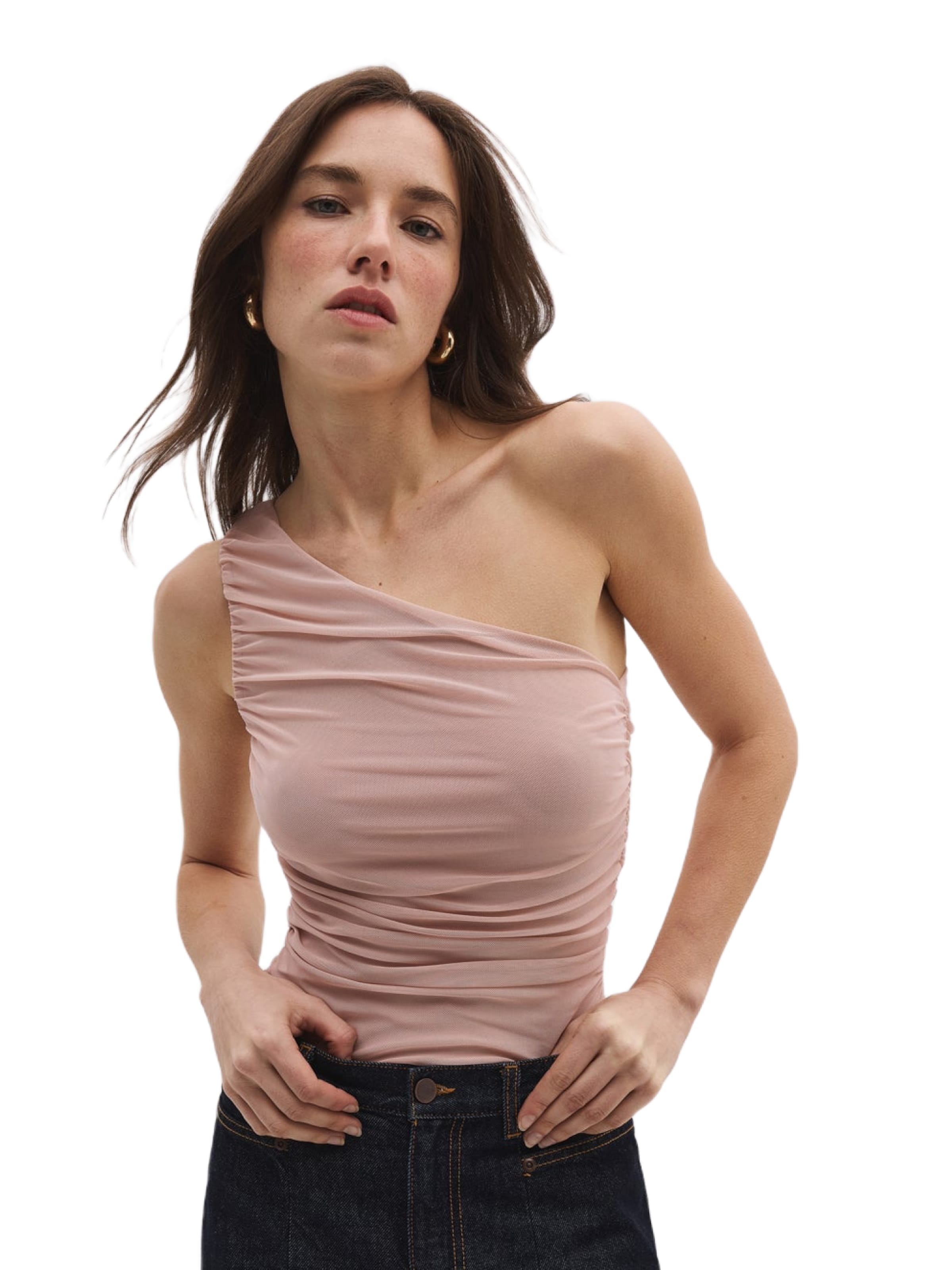 No Matter What Боди-рубашка в цвете rose
No Matter What Боди-рубашка в цвете rose