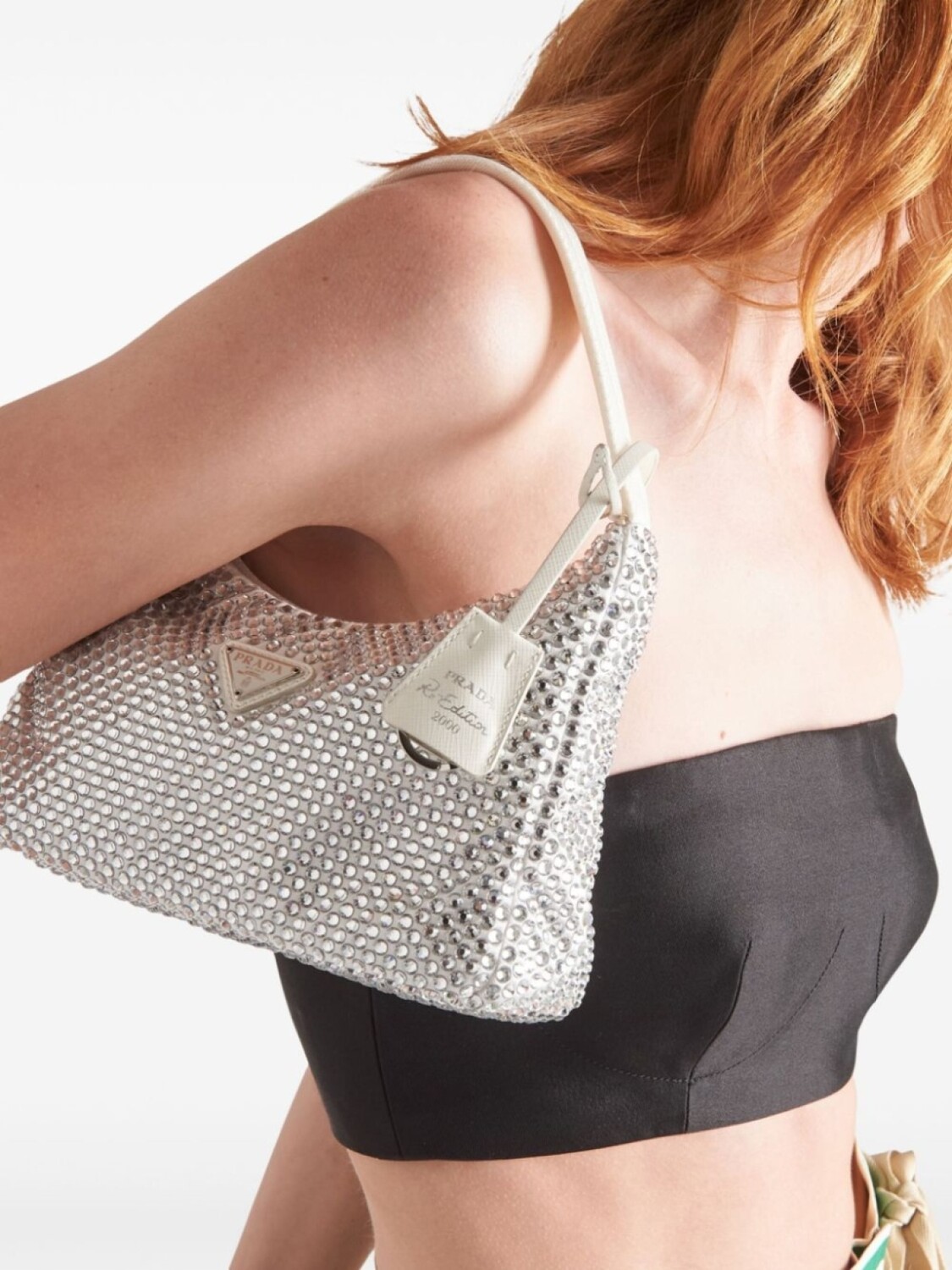 Сумка-хобо Prada, белый
Сумка-хобо Prada, белый