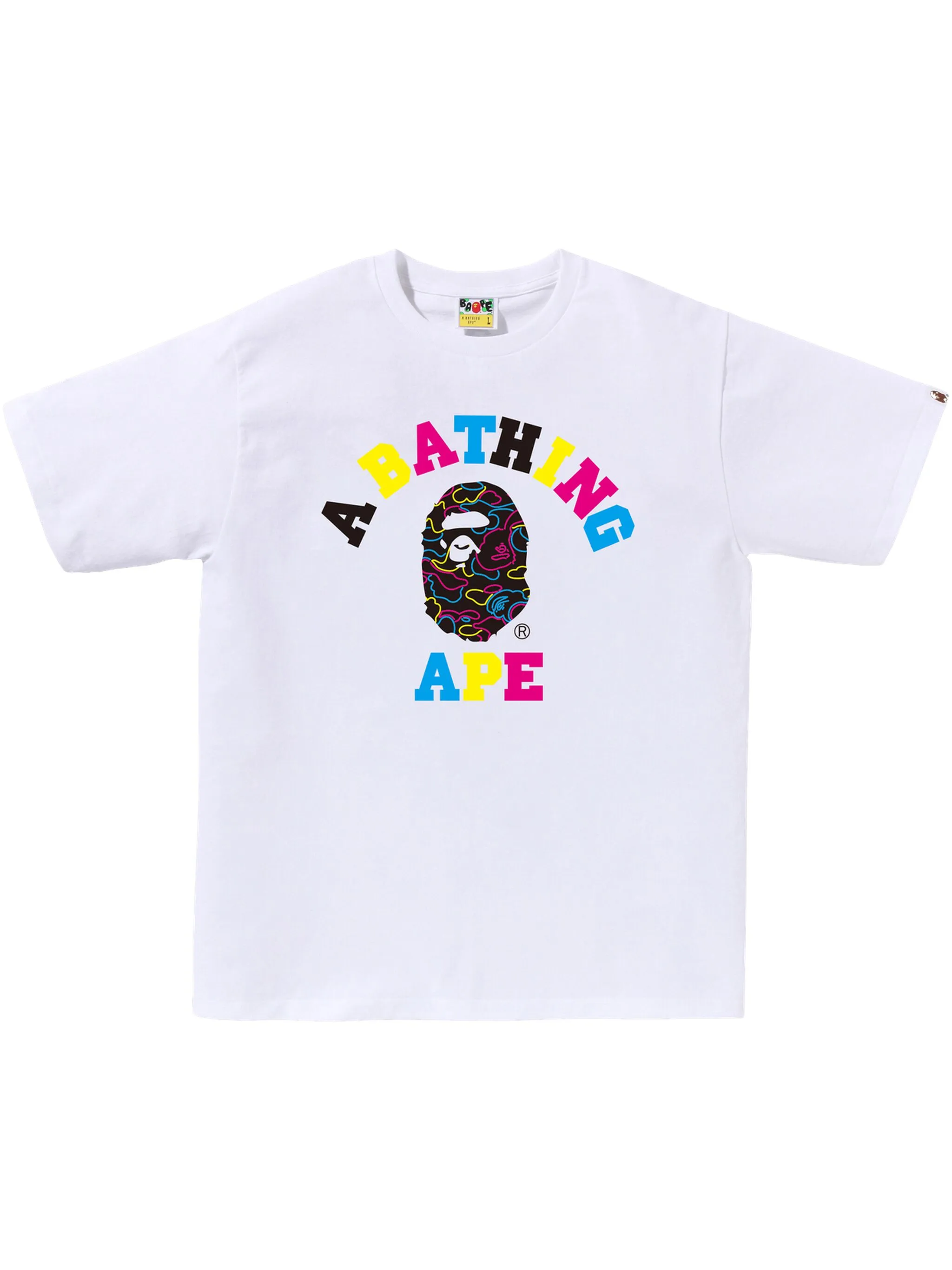 Футболка с логотипом A Bathing Ape, белый
Футболка с логотипом A Bathing Ape, белый