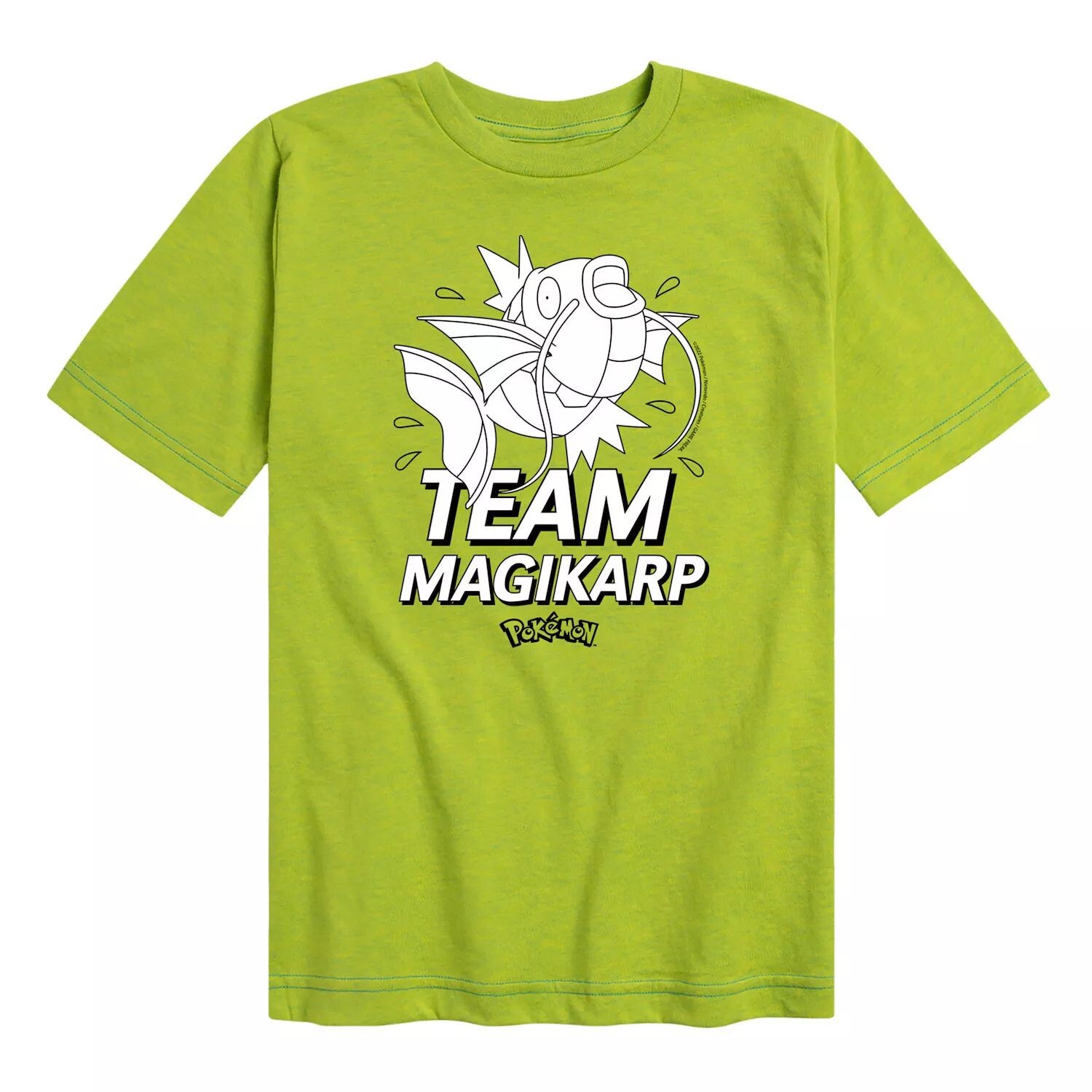 Футболка с рисунком Pokemon Team Magikarp для мальчиков 8–20 лет Licensed Character, зеленый
Футболка с рисунком Pokemon Team Magikarp для мальчиков 8–20 лет Licensed Character, зеленый