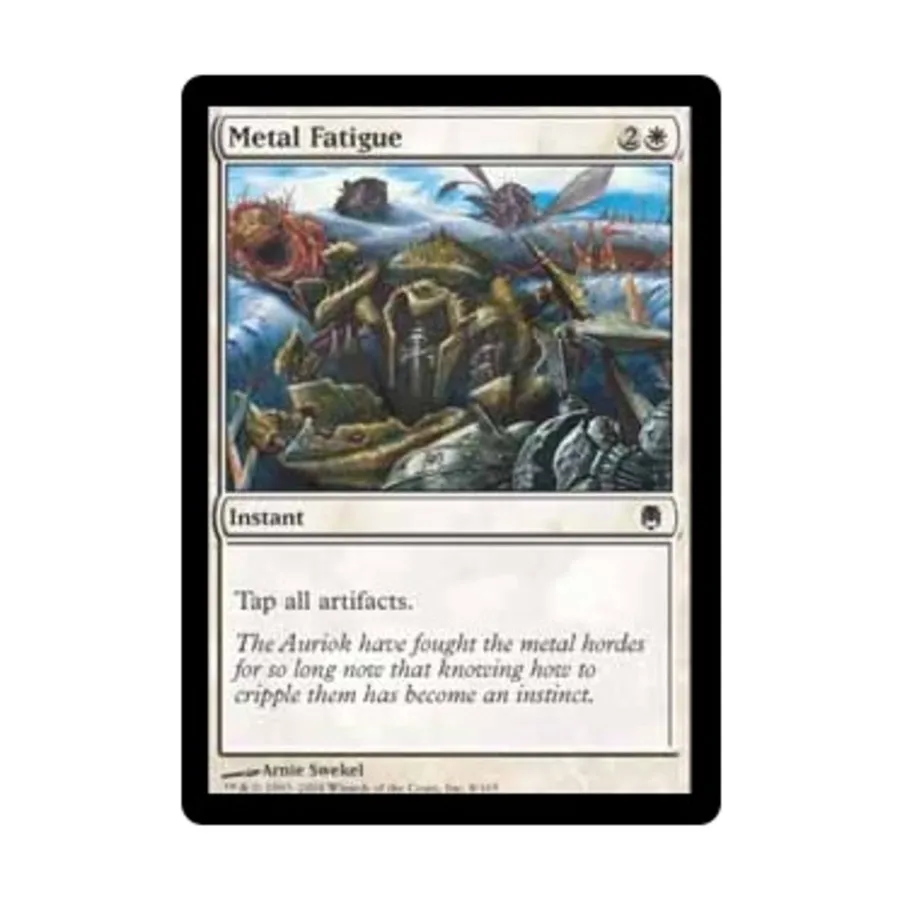 CCG Усталость металла (С), MTG - Darksteel
CCG Усталость металла (С), MTG - Darksteel