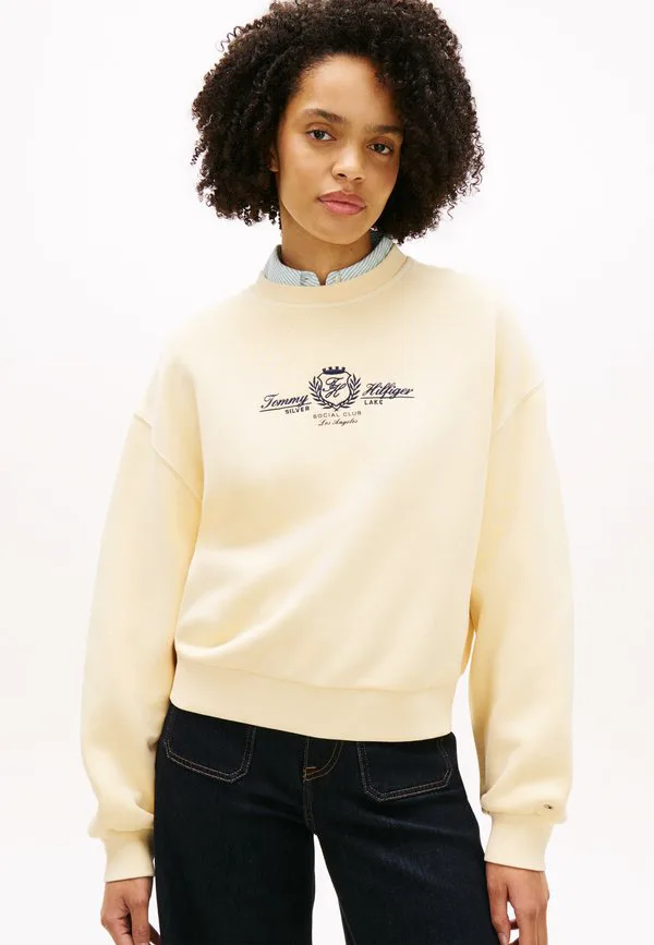 Толстовка из махровой ткани с вышивкой в виде герба Tommy Hilfiger, Country Ivory, Бежевый, Толстовка из махровой ткани с вышивкой в виде герба Tommy Hilfiger, Country Ivory
Толстовка из махровой ткани с вышивкой в виде герба Tommy Hilfiger, Country Ivory, Бежевый, Толстовка из махровой ткани с вышивкой в виде герба Tommy Hilfiger, Country Ivory