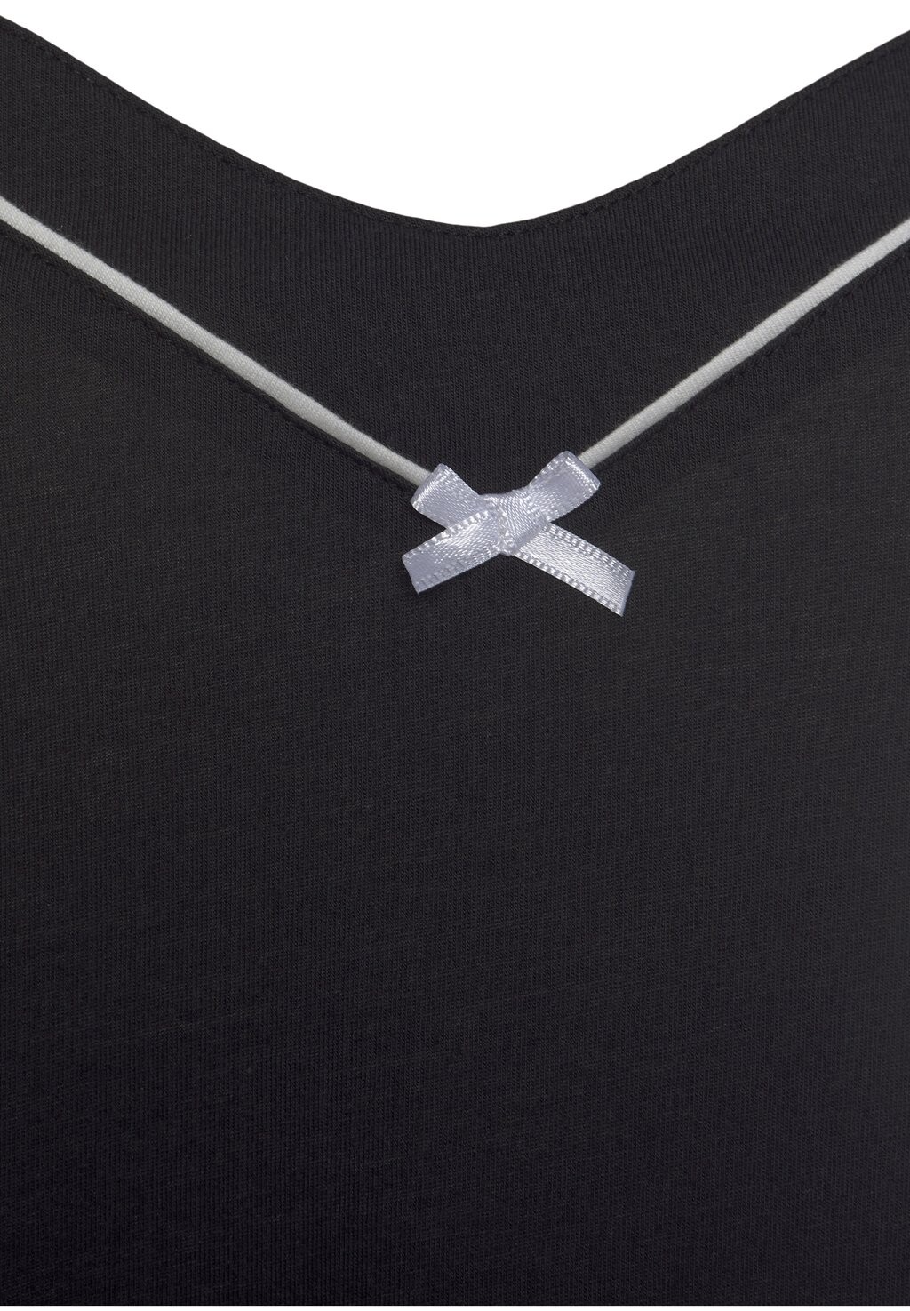 Ночная рубашка LASCANA, черный 
Ночная рубашка LASCANA, черный