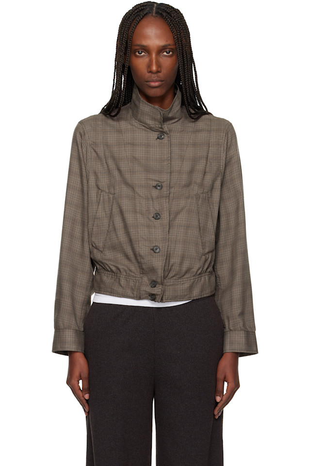 Our Legacy Коричневая куртка-бомбер в стиле смокинга
Our Legacy Коричневая куртка-бомбер в стиле смокинга