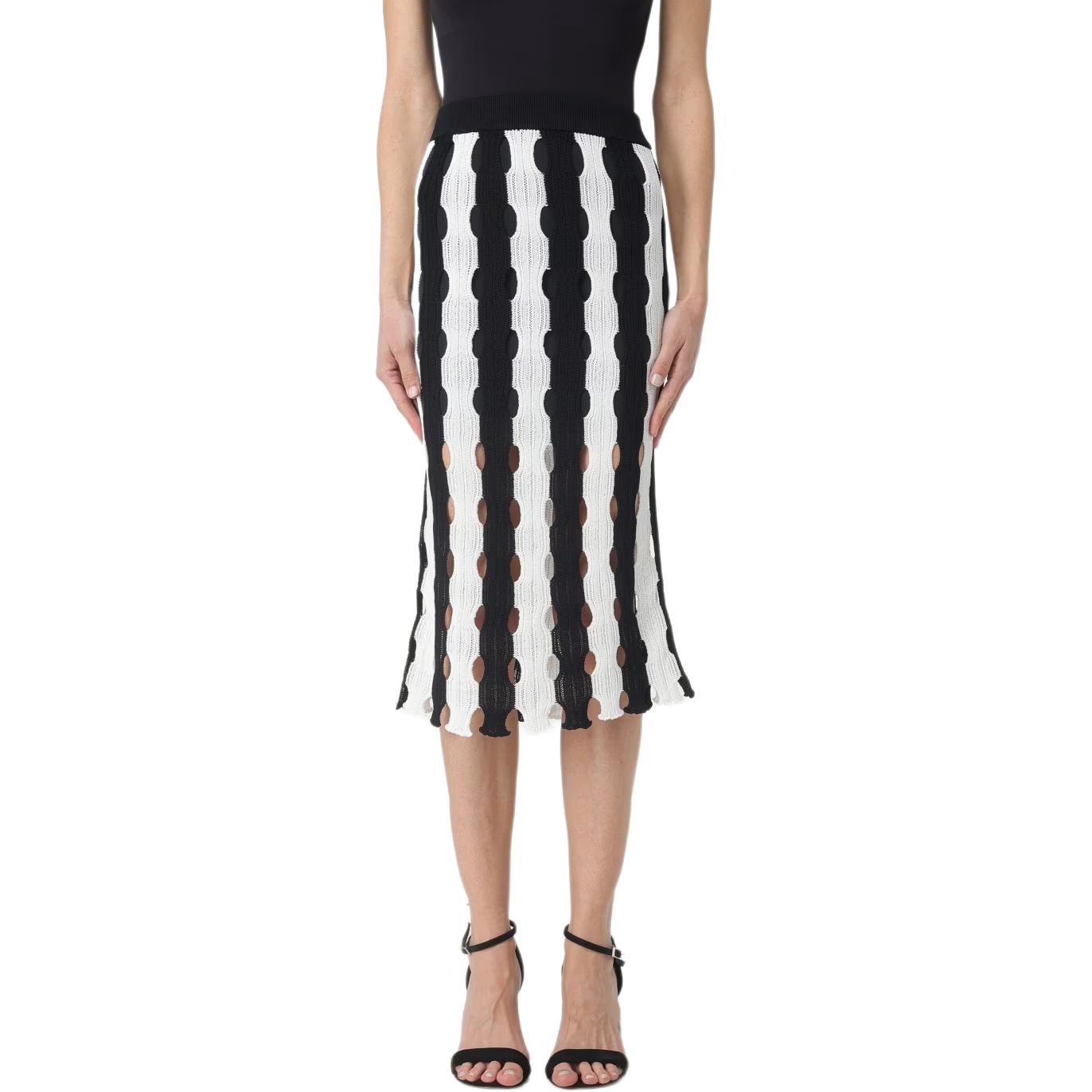 Ажурная вязаная полосатая юбка PINKO, разноцветная
Ажурная вязаная полосатая юбка PINKO, разноцветная