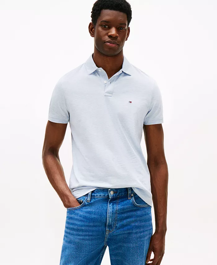 Мужская поло из хлопка с эффектом хизера для занятий спортом Tommy Hilfiger, синий
Мужская поло из хлопка с эффектом хизера для занятий спортом Tommy Hilfiger, синий