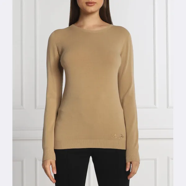Облегающий свитер Liu Jo, бежевый
Облегающий свитер Liu Jo, бежевый