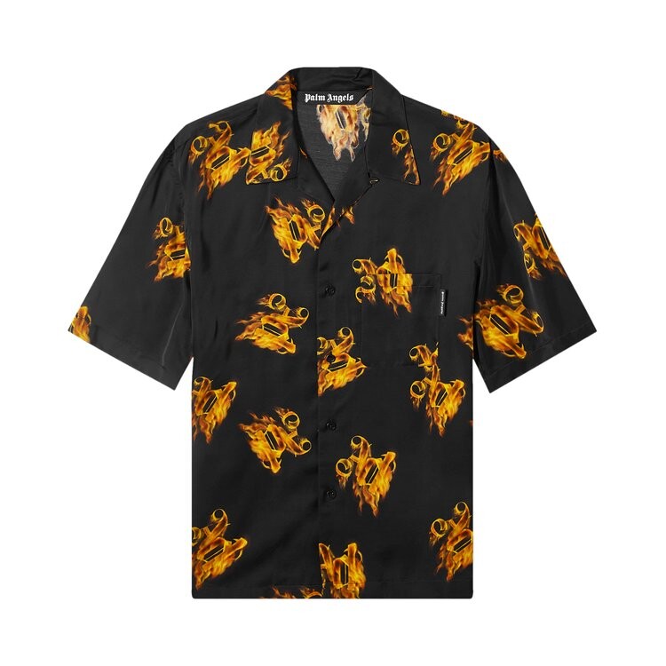 Рубашка Palm Angels Burning Monogram Shirt, черный
Рубашка Palm Angels Burning Monogram Shirt, черный