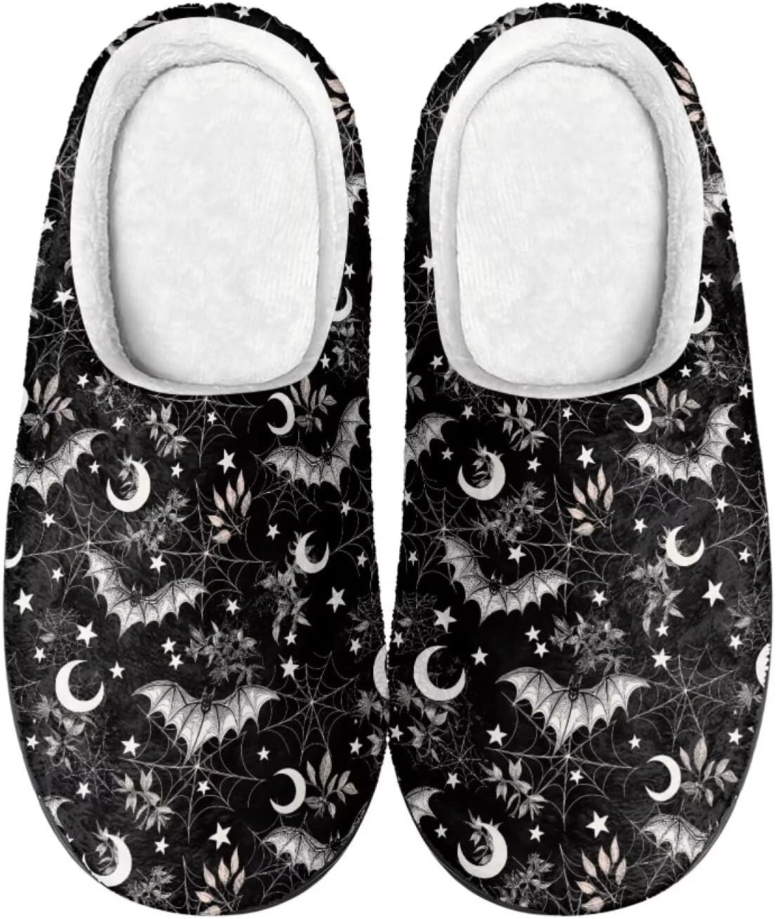 Милые мультяшные фланелевые тапочки Howilath унисекс, теплые и дышащие хлопковые тапочки с противоскользящей подошвой, Halloween Gothic Bat
Милые мультяшные фланелевые тапочки Howilath унисекс, теплые и дышащие хлопковые тапочки с противоскользящей подошвой, Halloween Gothic Bat