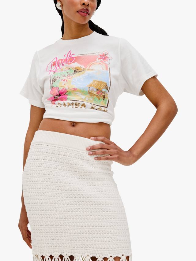 Хлопковая футболка Bamba Bar Boyfriend Rails, White/Multi
Хлопковая футболка Bamba Bar Boyfriend Rails, White/Multi