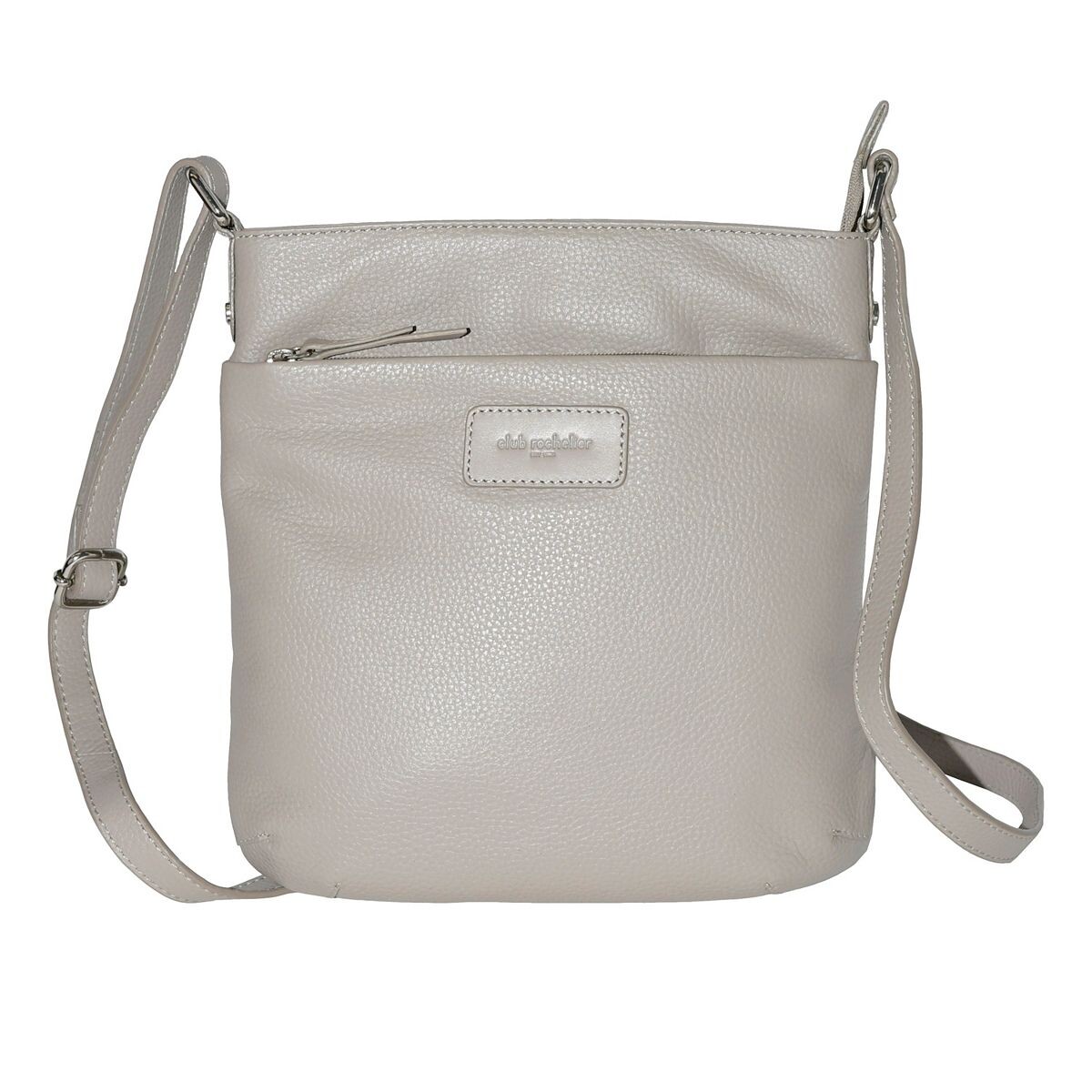 Женская кожаная сумка через плечо на молнии с верхом Club Rochelier
Женская кожаная сумка через плечо на молнии с верхом Club Rochelier